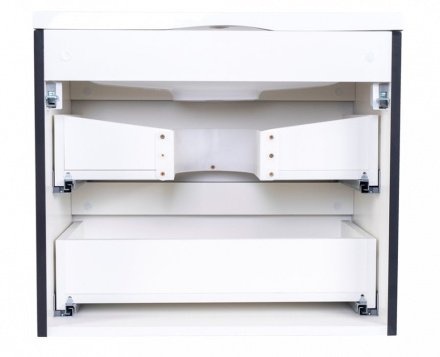 Тумба под раковину Style Line Бергамо мини 60 Люкс Plus, черный  СС-00002318 - 3