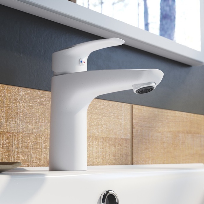 Смеситель Iddis Ray для раковины, белый RAYWT00i01 - 2