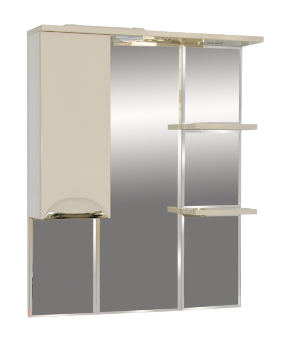 Жасмин - 85 Зеркало лев. (свет) БЕЖ. эмаль П-Жас02085-031СвЛ - 0