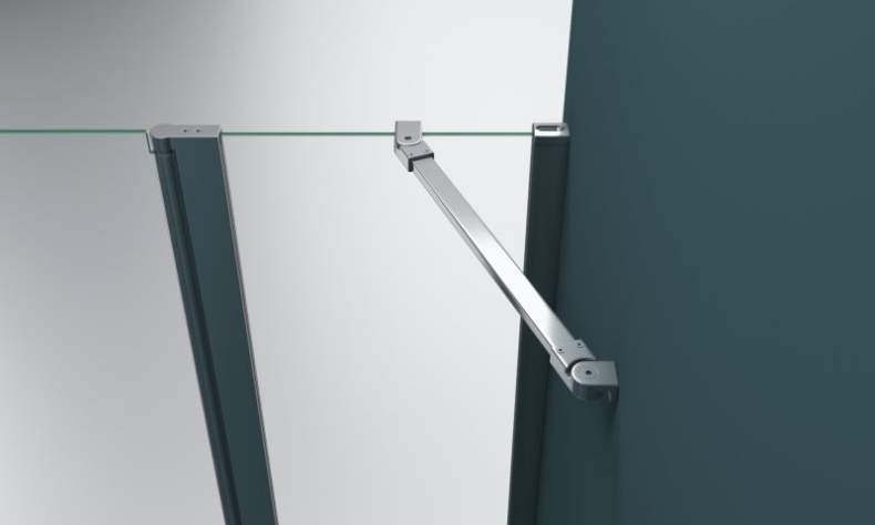 Душевой уголок BelBagno Etna 120х80 хром  ETNA-AH-12-120/80-C-Cr - 5