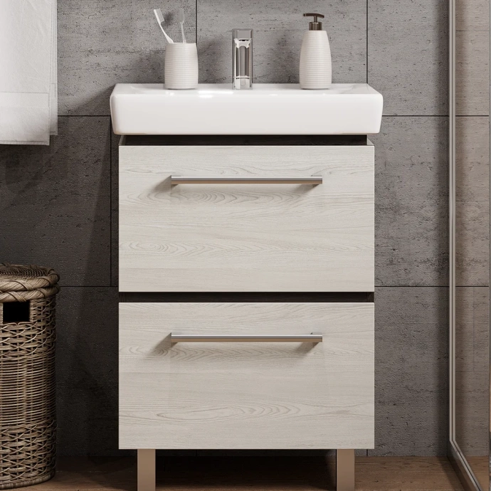 Тумба под раковину Aquaton Ронда 60 светлое дерево 1A205001RSC20 - 3