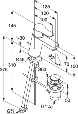 Душевой комплект Kludi Pure&Easy 378450565 - 4