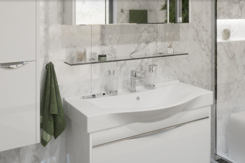 Полка STWORKI Glass Shelf 100 полкодержатели хром 3GW261TTKK000 - 2