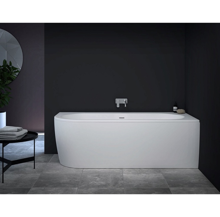 Акриловая ванна Cezares Slim Corner 180х80 белый  SLIM CORNER-180-80-60-R-W37-SET - 1