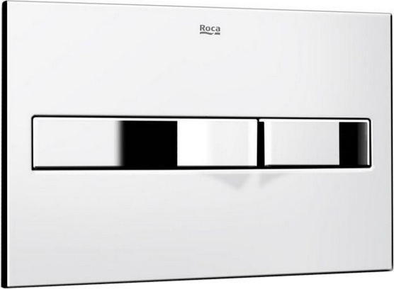 Кнопка смыва Roca PL2 Dual хром 890096001 - 0