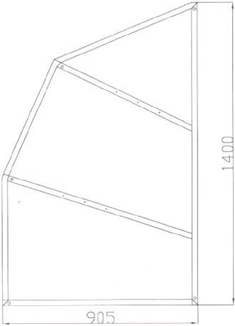 Каркас для ванны Cersanit Kaliope 150 K-RW-KALIOPE*153n - 1