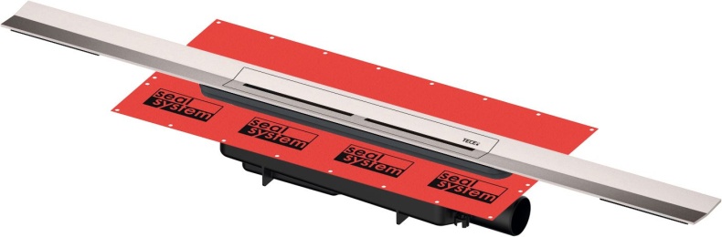 Душевой лоток Tece Drainprofile с решеткой хром сатинированный 670800 - 0