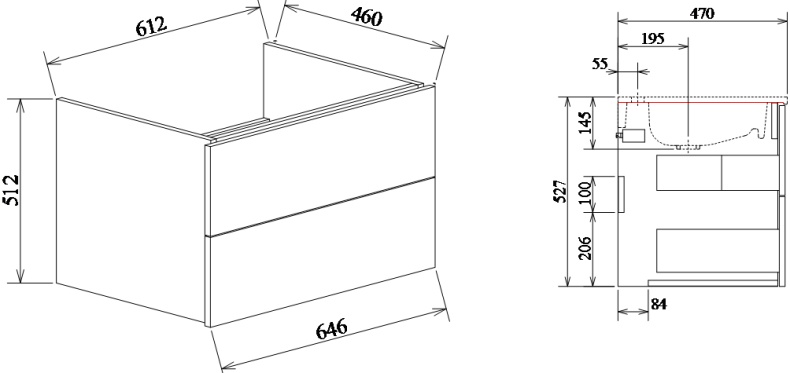 Тумба для комплекта Sanflor Чикаго 65 С16780 - 4