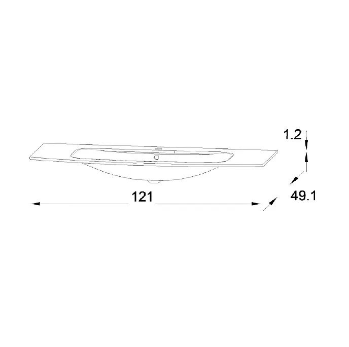 Раковина мебельная Jacob Delafon Nona 120 серый матовый EB1886RU-DE4 - 2