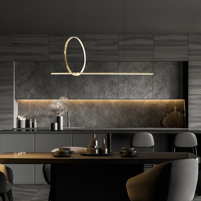 Подвесной светильник Eurosvet Mist 90266/1 золото - 1