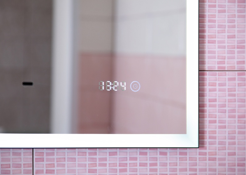 Зеркало Бриклаер Лофт 60 сенсор на зеркале, с подсветкой 4627125415722 - 6