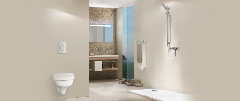 Кнопка смыва Grohe Arena Cosmopolitan 38844P00 хром матовый - 3