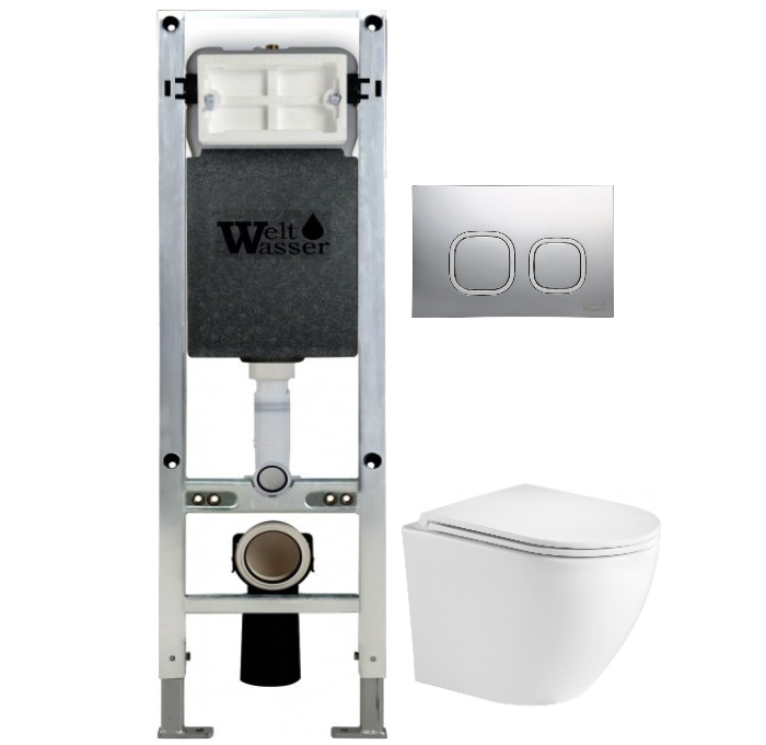 Комплект Weltwasser AMBERG 350 ST + MERZBACH 004 MT-WT + AMBERG RD-CR  10000006560 - 0