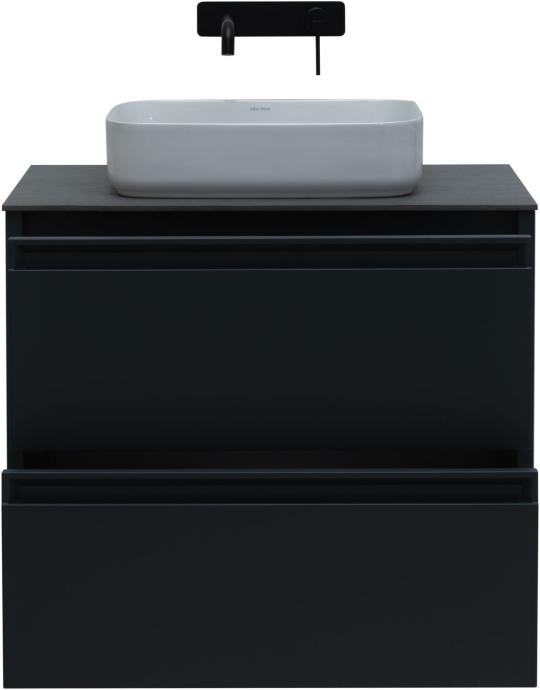 Тумба под раковину Allen Brau Fantasy 80 черный матовый 1.11001.AM - 2