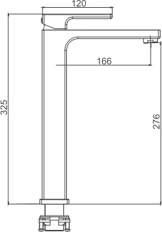 Смеситель для раковины Gappo черный матовый G1017-62 - 2