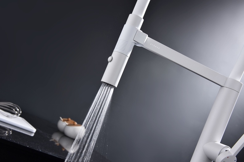 Смеситель для кухни Paulmark Leader белый матовый Le214101-431 - 10