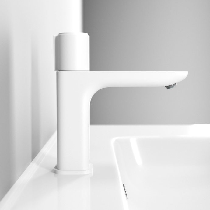 Смеситель Iddis Slide для раковины, белый SLIWTBTi01 - 3