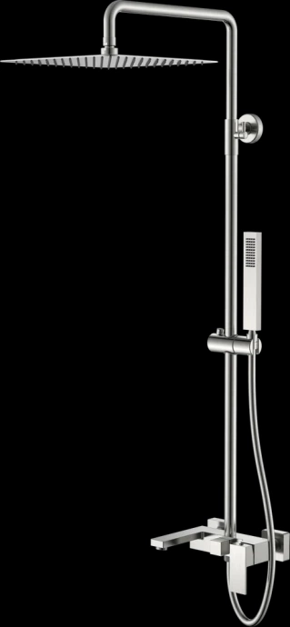 Душевая стойка Boheme Qubic сталь глянцевый 478-NB - 0