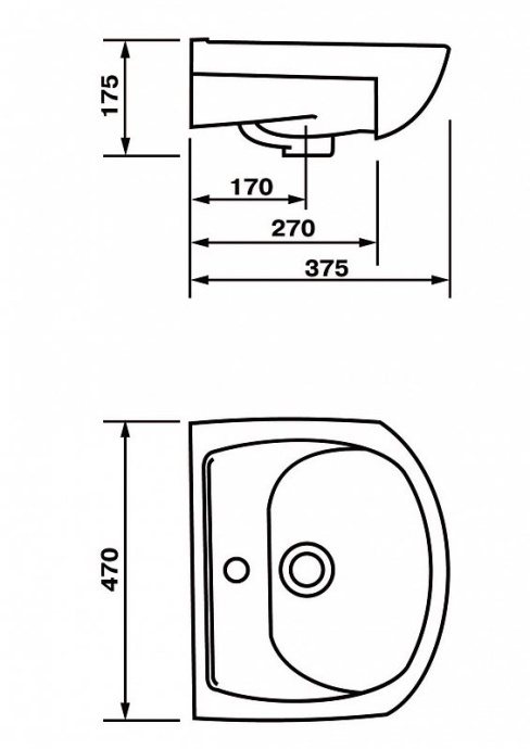 Тумба с раковиной Onika Коралл 47 белый - 6
