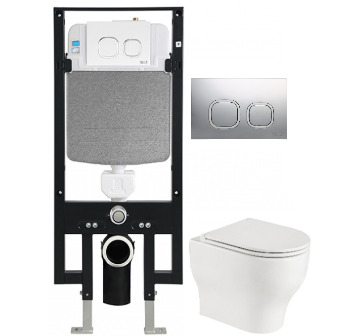 Комплект Weltwasser AMBERG 497 + ERLENBACH 004 GL-WT + AMBER RD-MT CR  10000006595 - 0