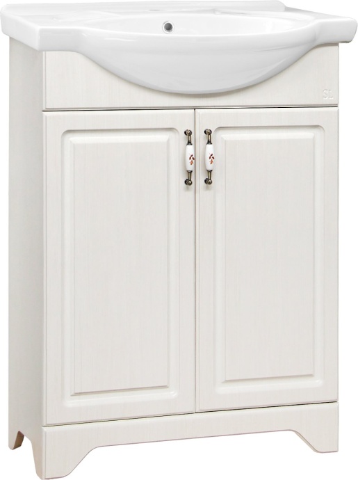 Тумба с раковиной Style Line Олеандр-2 65 Люкс, рельеф пастель - 3