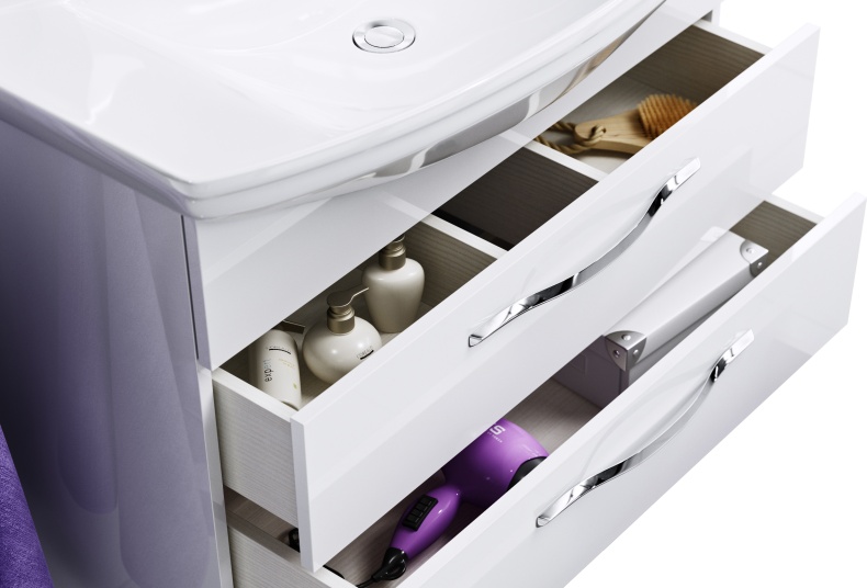 Тумба для комплекта Aqwella Allegro 105 с 2 ящиками Agr.01.10/2 - 4