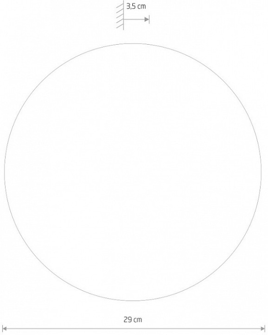 Настенный светодиодный светильник Nowodvorski Ring Led M 10277 - 2