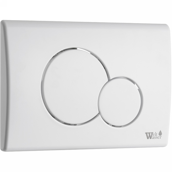 Клавиша смыва WeltWasser WW Marberg 507 RD GL-WT хром  10000010236 - 0
