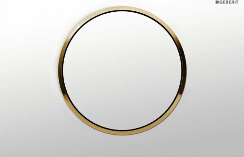 Кнопка смыва Geberit Sigma 10 115.758.KK.5 белый / золото - 0