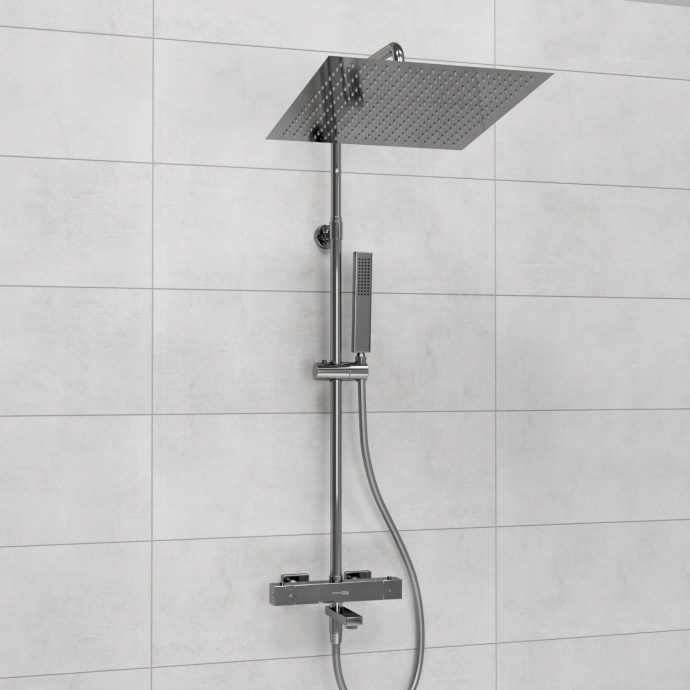 Душевая система WasserKraft 40 с термостатом хром A199.119.103.087.CH Thermo - 1