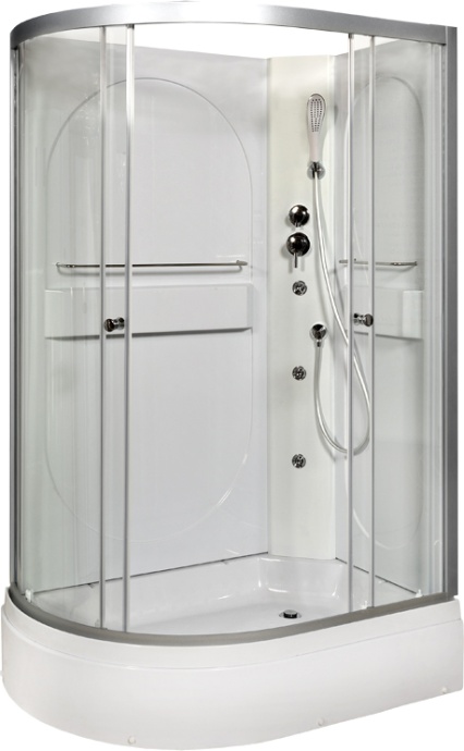 Душевая кабина DETO L520RNGM без крыши - 0