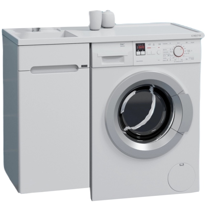 Тумба под раковину Санта Лондон 40 белый 224038 - 0