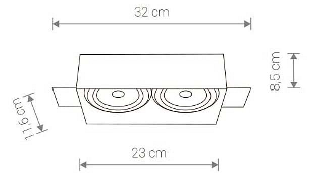 Встраиваемый светильник Nowodvorski Mod Plus 9407 - 1