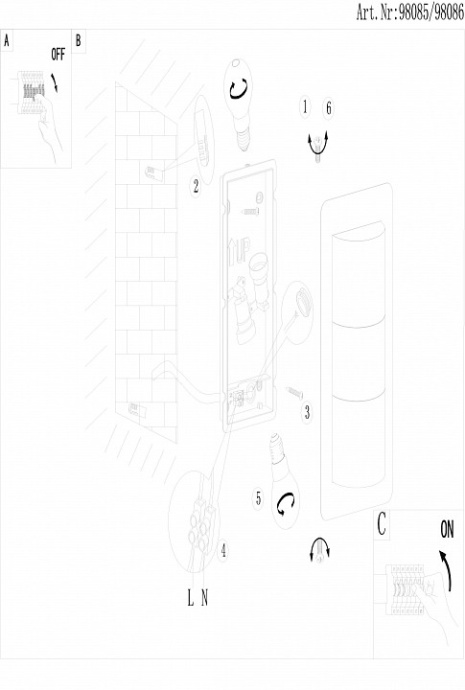 Уличный настенный светильник Eglo Cistierna 98086 - 1