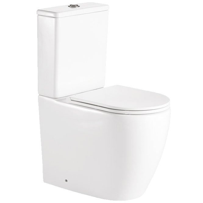 Чаша унитаза компакт BelBagno Etna без бачка сиденья белый BB2157CPR - 1