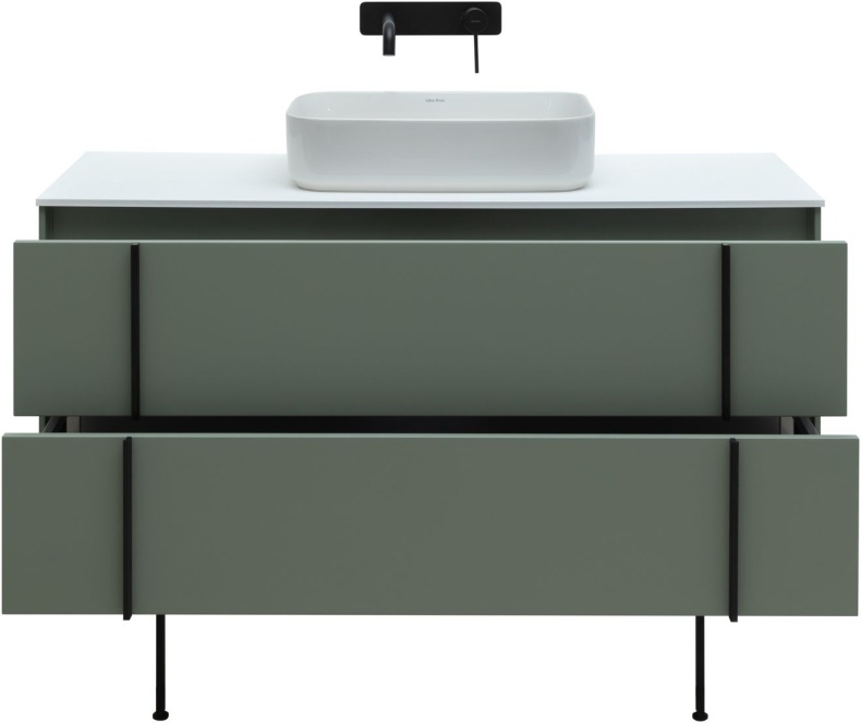 Тумба под раковину Allen Brau Reality 120 серо - зеленый матовый 1.32008.CGM - 7