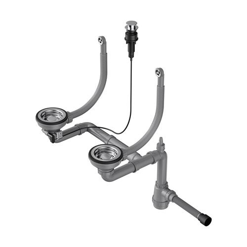 Сифон для кухонной мойки Omoikiri сталь  4956506 - 0