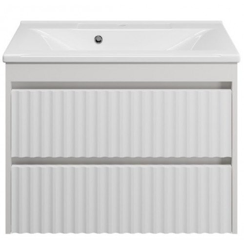 Тумба под раковину Brevita Balaton 75 белый  BAL-06075-01-01П2Я - 0