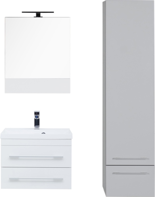 Мебель для ванной Aquanet Нота 58 белая - 0