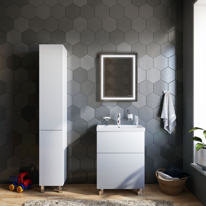 Зеркало AM.PM Gem 55 подсветка по периметру M91AMOX0551WG - 1