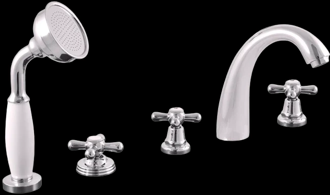 Смеситель на борт ванны Rav Slezak Morava хром MK176.5P - 0