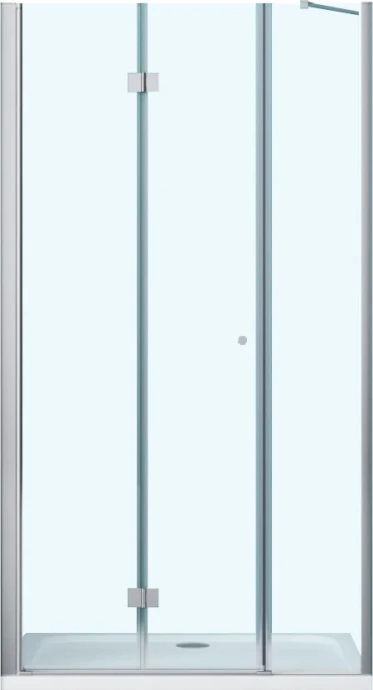 Душевая дверь BelBagno Albano 140(60+80)х195 профиль хром стекло прозрачное ALBANO-BS-13-60+80-C-Cr - 0