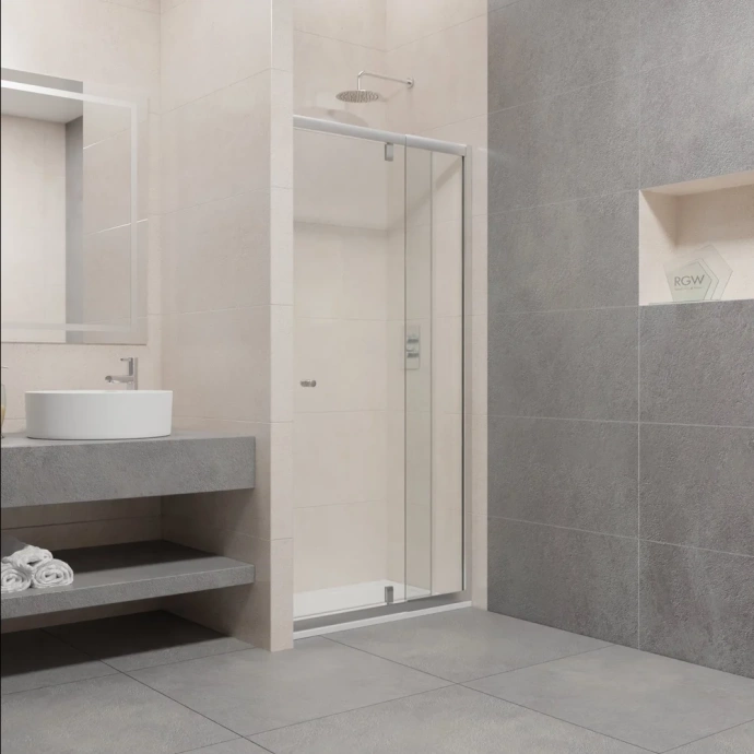 Душевая дверь RGW Passage PA-02 80х185 профиль хром стекло прозрачное 41080208-11 - 0