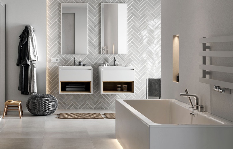 Тумба под раковину EXCELLENT Tuto 60 белый - светлое дерево MLEX.0101.600.WHBL - 1