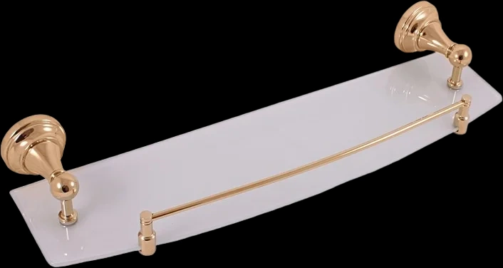 Полка стеклянная Rav Slezak Morava 50 золото MKA0900/50Z - 0