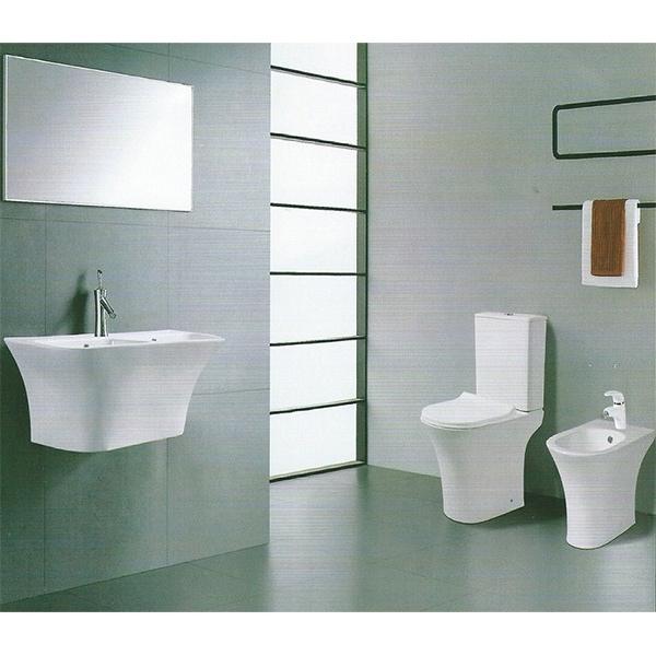 Унитаз-компакт Ceramalux белый  1217-P - 1