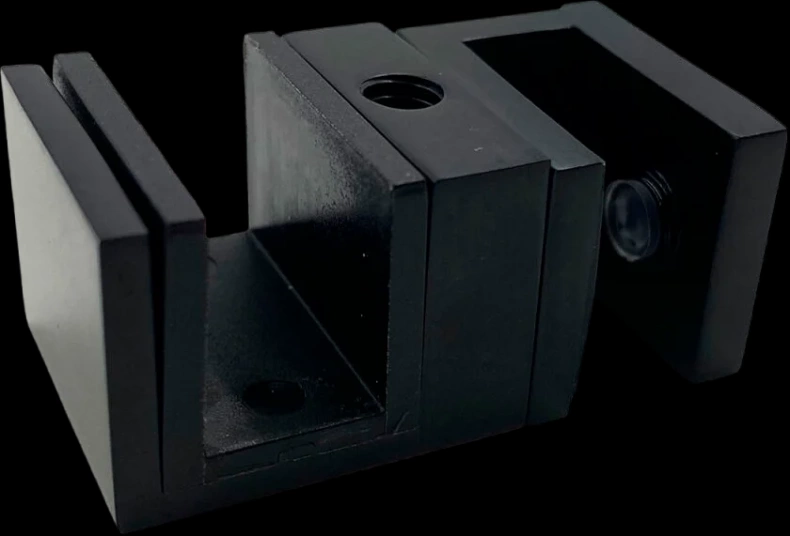 Душевая дверь в нишу Vincea Slim-N 110х195 профиль черный стекло прозрачное VDS-4SN110CLB - 2