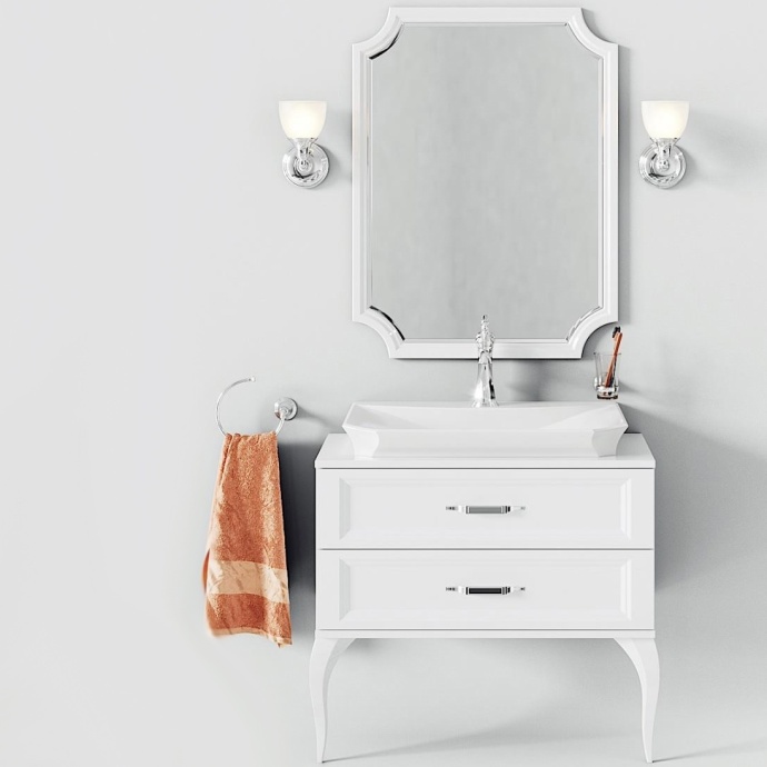 Мебель для ванной Aqwella 5 stars LaDonna белая - 2