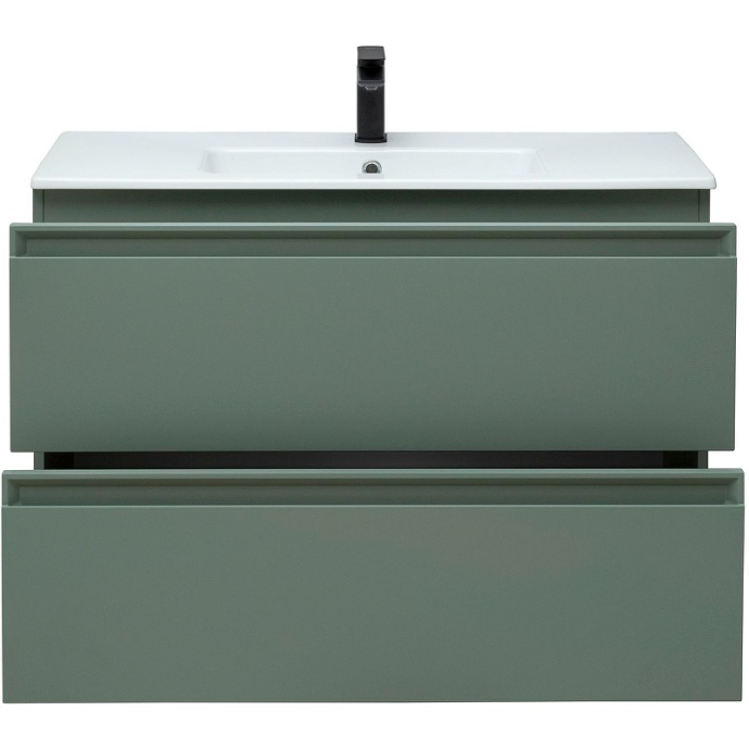 Тумба под раковину Allen Brau Eclipse 100 серо - зеленый матовый 1.E1003.CGM - 5