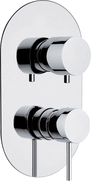 Смеситель для ванны с душем Remer X Style X93 С ВНУТРЕННЕЙ ЧАСТЬЮ - 0